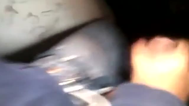 Latino guy wanks on a bus