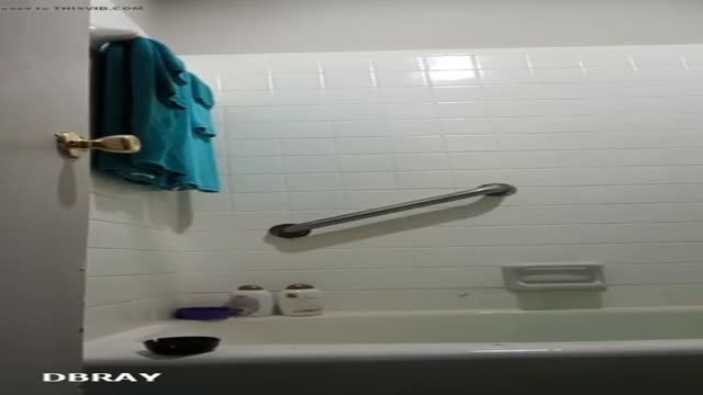 Sexy black x showering 