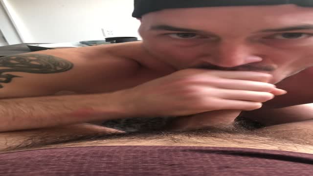 sub sucks small dick