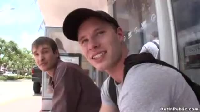 Jocks fuck on the public bus