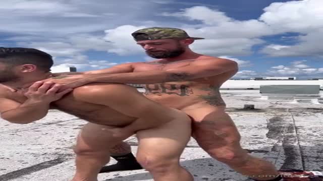 Guys on the beach
