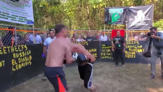 Dad vs Dad fight