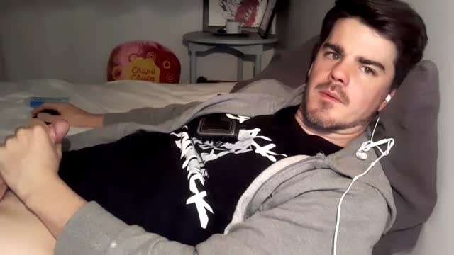 Watching porn and masterbating