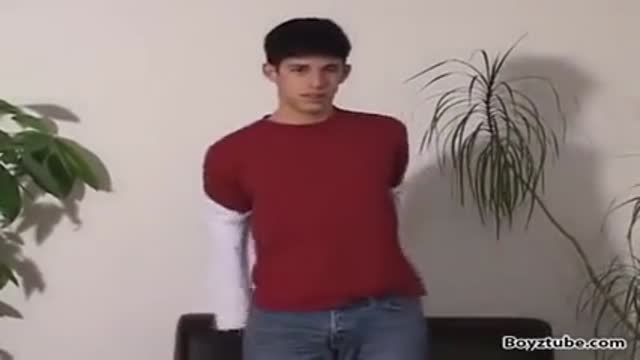 Cute guy gets thrashed