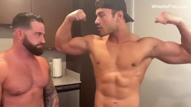 Wrestling in an apartment