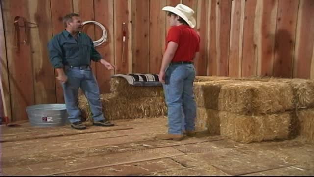 Chris - A tanning in the barn