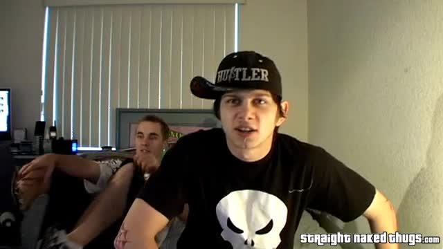 2 str8 guys jerk off