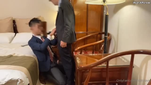 Chinese lads suit fuck 6