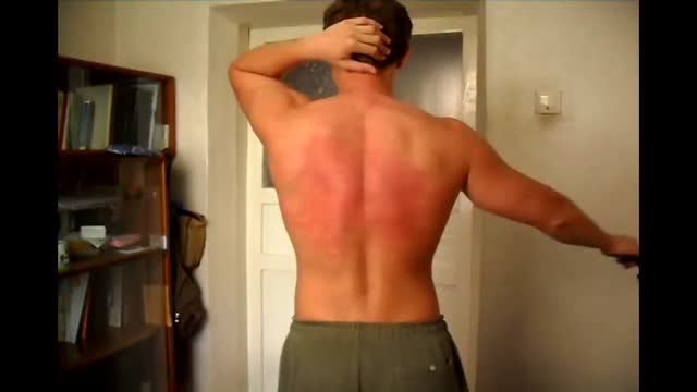 Self back flogging