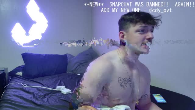 Canadian Guy Naked in His Bedroom