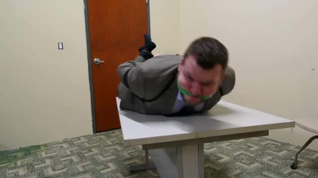Businessman Tied up