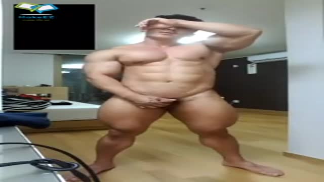 muscle guy cam wanks