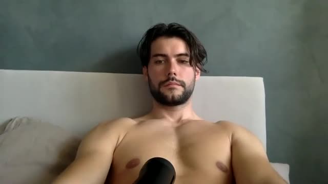 Hot Italian Guy Testing His New Toy