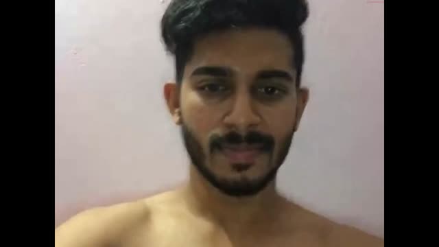 Handsome Man Enjoys Himself