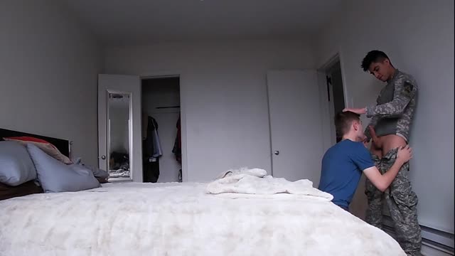 soldier fucks boy