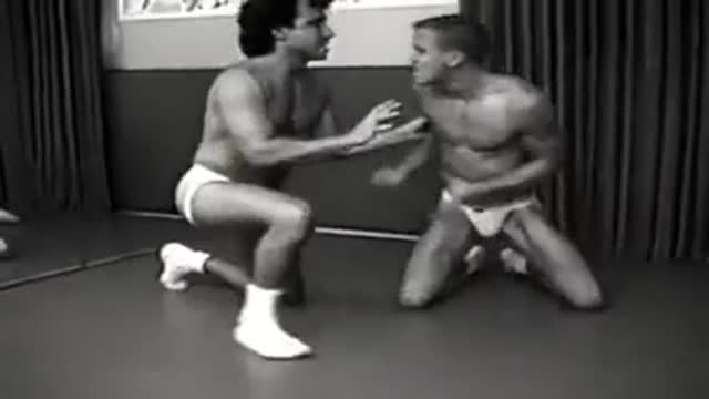 Vintage gay wrestling