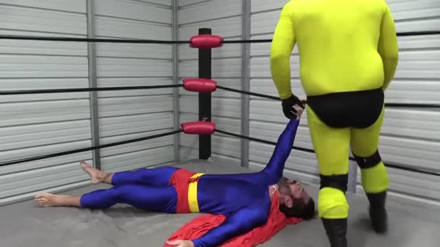 Superman wrestling