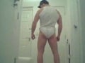 bodybuilder naked posing