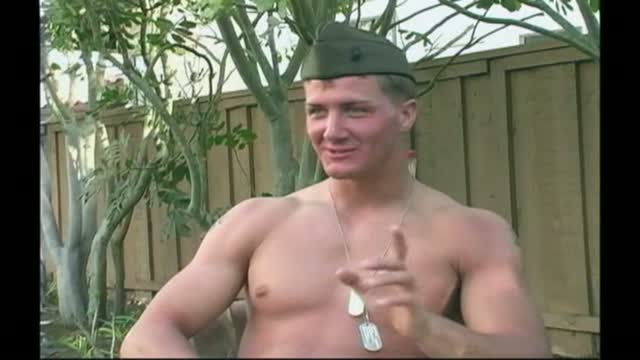 Naked wrestling marines