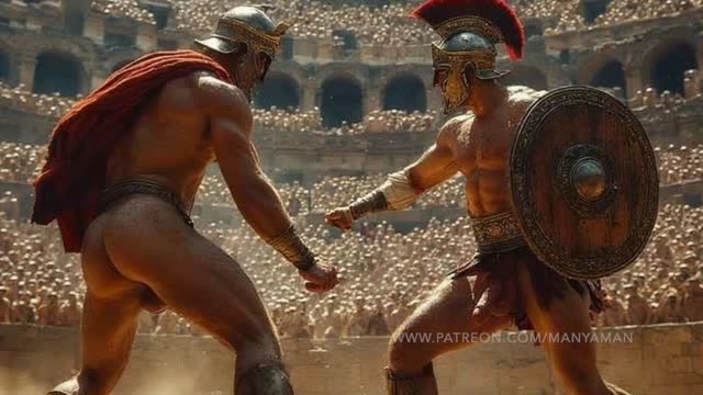 Ai Gladiators Fuck In The Arena by ManyAMan