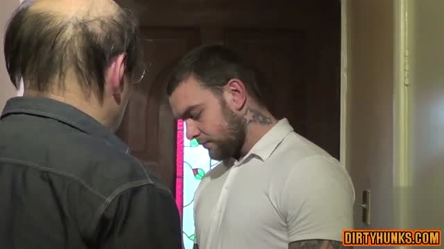 two guys spanking a boy OTK