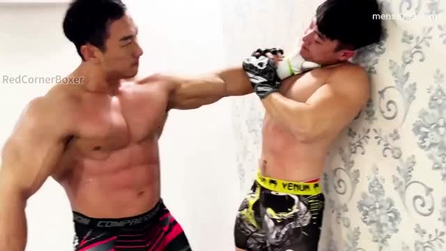 Wrestling domination in bed