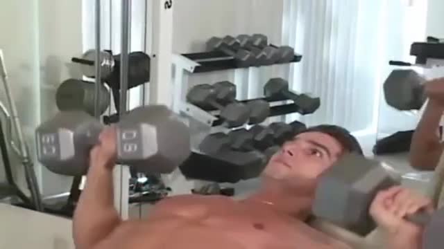 muscle workout with woody