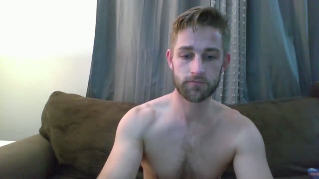 Handsome Blond Bearded Guy on Cam