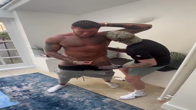 Worship muscle straight man