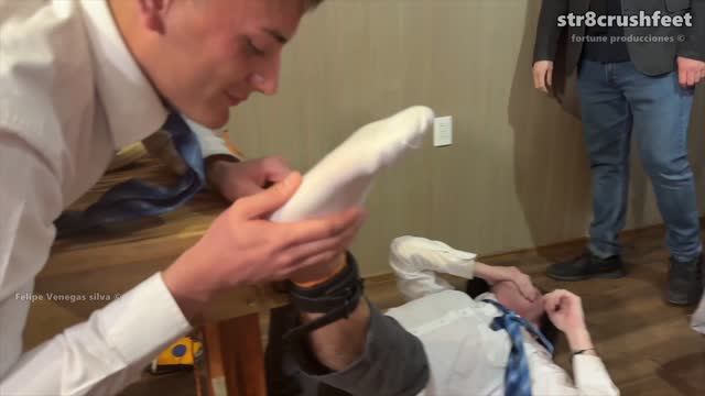 Tickled to orgasm