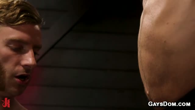 Bondage Session With Muscle Studs