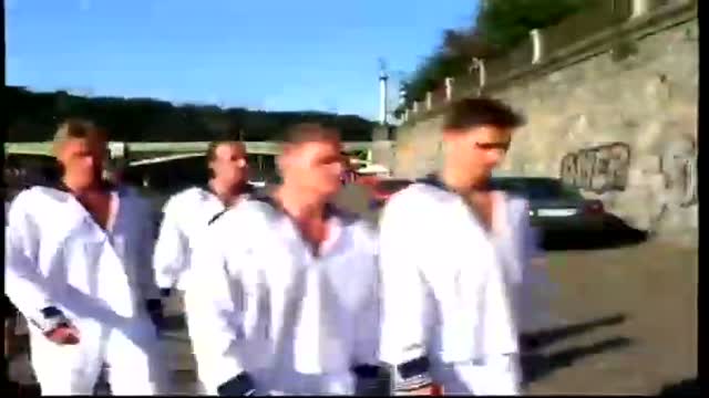 Group sex by sailors in a boat