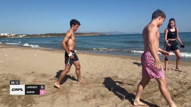 Beach wrestling