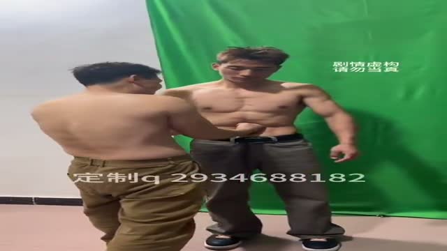 Asian Muscle Man Got Punched