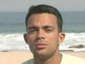 Matheus on the beach