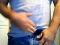 Jerking out a hot creamy load