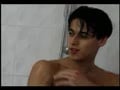 Two swimTwinks in the shower