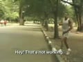 Latins fuck after walk in park