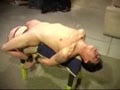 Bondage on a saw horse