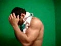 hot latino undresses and jerks off