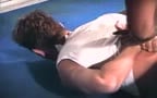 Rip and Strip wrestling match