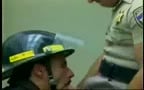 Hot Cop and Fireman Trade blowjobs