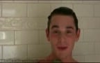 Brent in shower