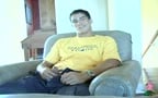 Hot guy jerking off