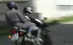 HOT BIKER GOES IN ADJJUSTMENT