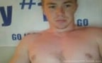 blonde guy cums on cam