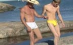 Barebacking by the sea