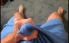 cum through shorts