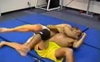 Sexy black haired Twink wrestling thug