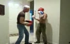 Hal getting boxed up by Gary